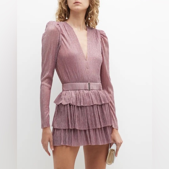 Sabina Musayev Carry Mini Dress in Pink - New With Tags - Picture 1 of 9